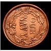 Image 3 : 1863 Our Navy Civil War Token 1c Grades Choice AU/BU Slider