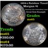 Image 1 : 1904-o Rainbow Toned Morgan Dollar $1 Grades GEM Unc