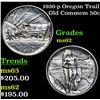 Image 1 : 1936-p Oregon Trail Old Commem Half Dollar 50c Grades Select Unc