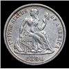 Image 2 : 1890-s Seated Liberty Dime 10c Grades Select AU