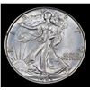 Image 2 : 1943-p Walking Liberty Half Dollar 50c Grades Select+ Unc