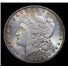 Image 2 : 1886-p Rainbow Toned Morgan Dollar $1 Grades Select+ Unc