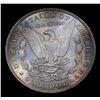 Image 3 : 1886-p Rainbow Toned Morgan Dollar $1 Grades Select+ Unc