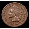 Image 2 : 1870 Indian Cent 1c Grades f+