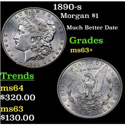 1890-s Morgan Dollar $1 Grades Select+ Unc