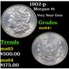 Image 1 : 1902-p Morgan Dollar $1 Grades Choice+ Unc