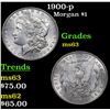 Image 1 : 1900-p Morgan Dollar $1 Grades Select Unc