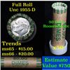 Image 1 : 1955-d Roosevelt Dime 10c roll, 50 pieces (fc)