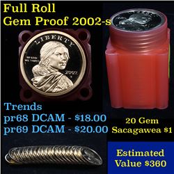 Proof 2000-s Sacagawea dollar roll $1, 20 pieces