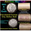 Image 1 : ***Auction Highlight*** Full solid date 1891-cc Morgan silver $1 roll, 20 coins (fc)