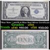 Image 1 : *Star Note * 1957B $1 Blue Seal Silver Certificate Grades vf++