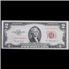 Image 2 : *Star Note* 1953A $2 Red Seal United States Note Grades Choice AU/BU Slider