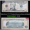 Image 1 : *Mint Error* 2013 $10 Federal Reserve Note Ink Bleed Grades Choice AU/BU Slider