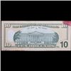 Image 3 : *Mint Error* 2013 $10 Federal Reserve Note Ink Bleed Grades Choice AU/BU Slider