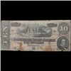 Image 2 : 1864 $10 Confederate Note, T68 Grades f+