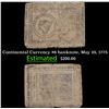 Image 1 : Continental Currency $8 banknote, May 10, 1775
