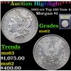 Image 1 : ***Auction Highlight*** 1882-o/s Top 100 Vam 4 Morgan Dollar $1 Graded Select Unc By USCG (fc)