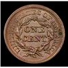 Image 3 : ***Auction Highlight*** 1855 Braided Hair Large Cent 1c Graded Choice Unc BN By USCG (fc)