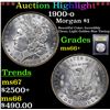 Image 1 : ***Auction Highlight*** 1900-o Morgan Dollar $1 Graded GEM++ Unc By USCG (fc)