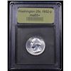 Image 4 : ***Auction Highlight*** 1932-p Washington Quarter 25c Graded GEM+ Unc By USCG (fc)