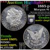 Image 1 : ***Auction Highlight*** 1885-p Morgan Dollar $1 Graded GEM+ DMPL By USCG (fc)