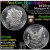 Image 1 : ***Auction Highlight*** 1879-s Morgan Dollar $1 Graded GEM++ DMPL By USCG (fc)