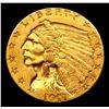 Image 2 : ***Auction Highlight*** 1911-p Gold Indian Quarter Eagle $2 1/2 Graded Unc Details By USCG (fc)