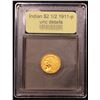 Image 4 : ***Auction Highlight*** 1911-p Gold Indian Quarter Eagle $2 1/2 Graded Unc Details By USCG (fc)