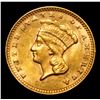 Image 2 : ***Auction Highlight*** 1874 Gold Dollar $1 Grades Select Unc (fc)