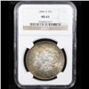 Image 2 : NGC 1884-o Morgan Dollar $1 Graded ms65 By NGC