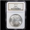 Image 2 : NGC 1896-p Morgan Dollar $1 Graded ms65 By NGC