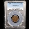 Image 2 : PCGS 1876 Indian Cent 1c Graded vf25 By PCGS