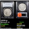 Image 1 : PCGS 1899-p Morgan Dollar $1 Graded au55 By PCGS