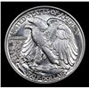 Image 3 : 1942-p Walking Liberty Half Dollar 50c Grades Choice AU/BU Slider
