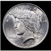 Image 2 : 1924-p Peace Dollar $1 Grades GEM+ Unc