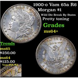 1900-o Vam 65a R6 Morgan Dollar $1 Grades Choice+ Unc