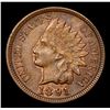 Image 2 : 1891 Indian Cent 1c Grades Choice Unc BN