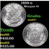 Image 1 : 1899-o Morgan Dollar $1 Grades GEM+ Unc
