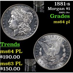 1881-s Morgan Dollar $1 Grades Choice Unc PL