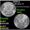Image 1 : 1898-p Morgan Dollar $1 Grades GEM Unc