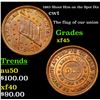 Image 1 : 1863 Shoot Him on the Spot Dix Civil War Token 1c Grades xf+