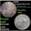 Image 1 : 1830 Capped Bust Half Dollar 50c Grades xf+