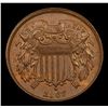 Image 2 : 1867 Two Cent Piece 2c Grades Select Unc BN