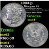 Image 1 : 1903-p Morgan Dollar $1 Grades Choice+ Unc