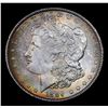 Image 2 : 1889-p Rainbow Toned Morgan Dollar $1 Grades Choice Unc