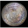 Image 3 : 1889-p Rainbow Toned Morgan Dollar $1 Grades Choice Unc
