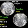 Image 1 : 1882-s Morgan Dollar $1 Grades Choice Unc