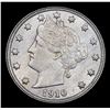 Image 2 : 1910 Liberty Nickel 5c Grades Select Unc