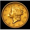 Image 2 : 1853 Gold Dollar $1 Grades Unc Details