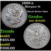 Image 1 : 1889-s Morgan Dollar $1 Grades Unc Details